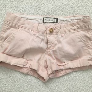Light Pink Abercrombie and Fitch Shorts